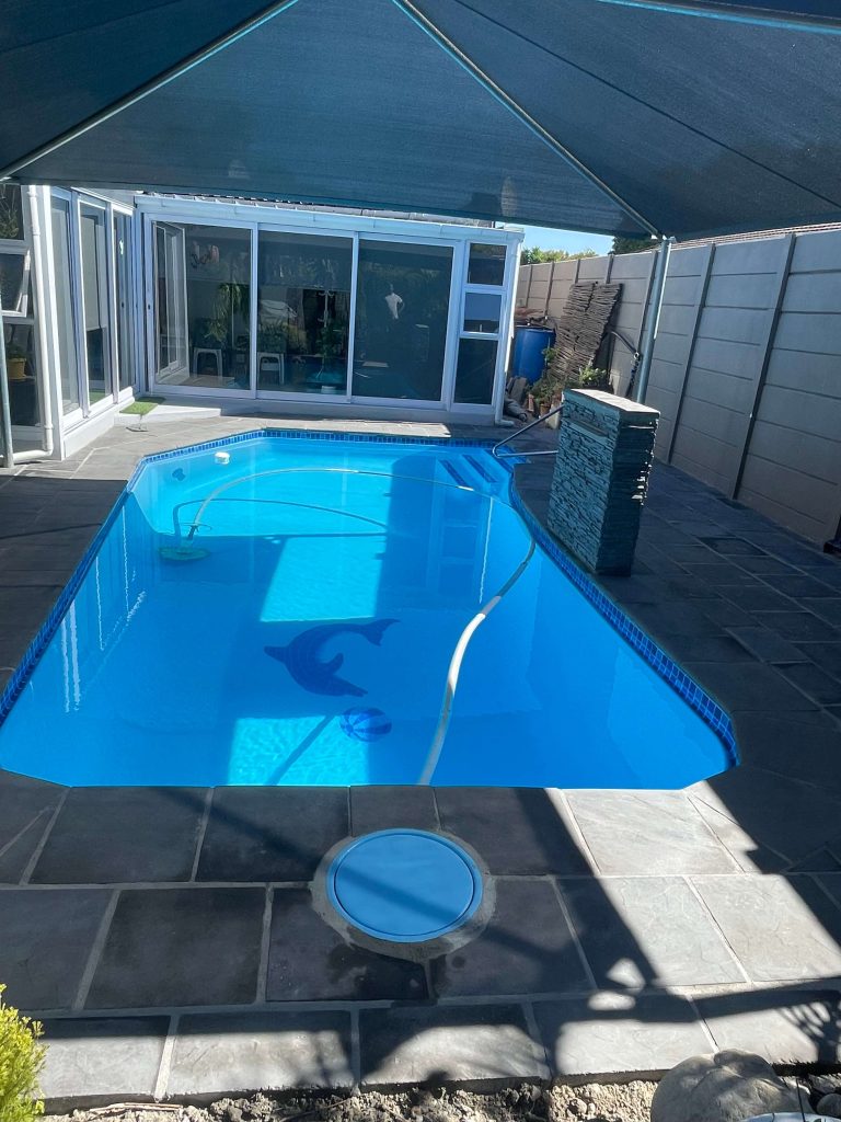 Modern fibreglass pool installation in the Western Cape – 2024–2025 swimming pool price trends in South Africa