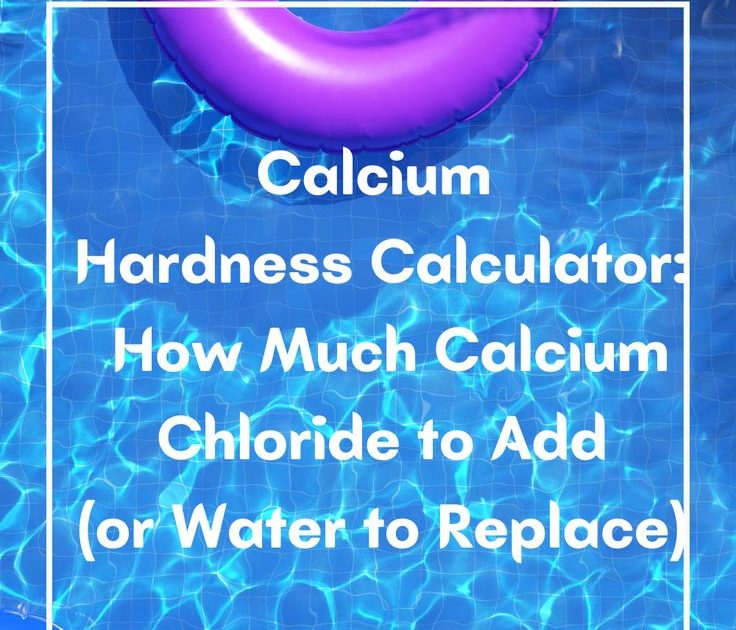 Adding calcium chloride to adjust swimming pool calcium hardness levels