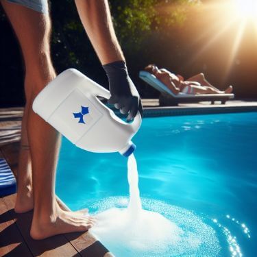 Well-maintained backyard pool after deep chemical cleaning and acid washing by Pools Reno in Cape Town