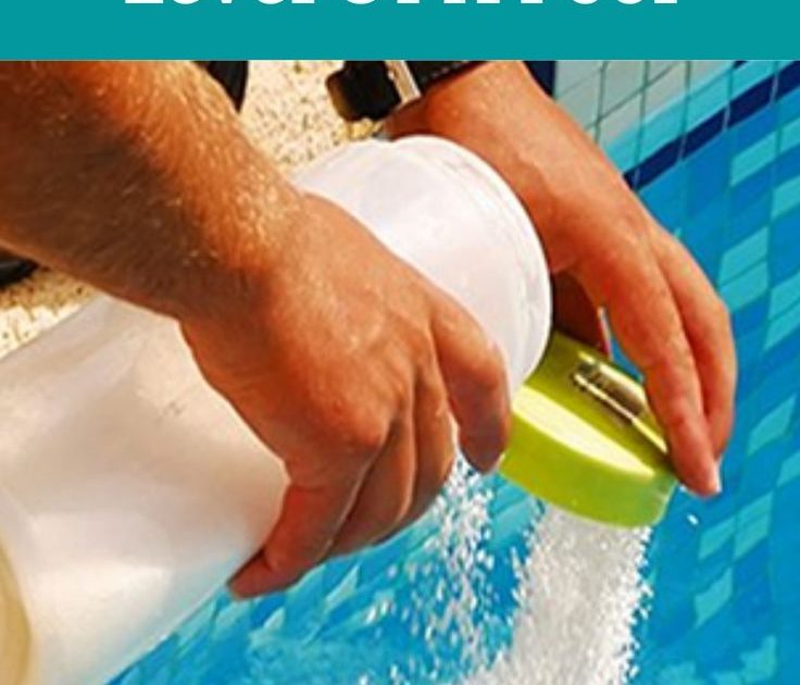 Person using a digital salt meter to test salt level in a backyard saltwater swimming pool in Cape Town, South Africa
