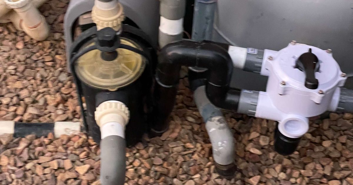 Professional pool pump installation in Kraaifontein by Pools Reno – neat pipework and energy-efficient setup for residential swimming pool
