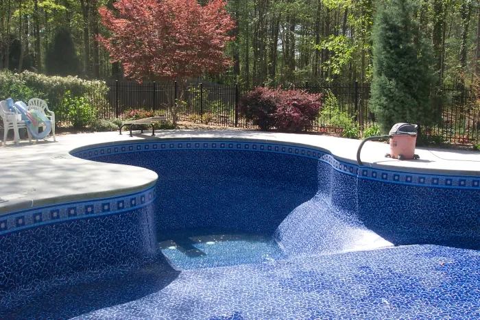 Affordable vinyl liner swimming pool installation in Cape Town with custom shapes and a smooth, soft-touch surface.