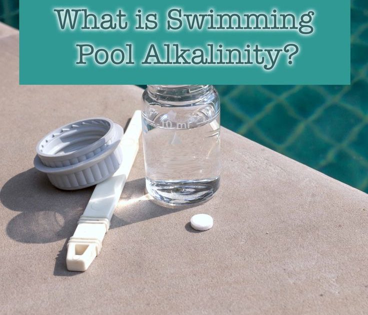 Adding baking soda to a swimming pool to raise total alkalinity levels