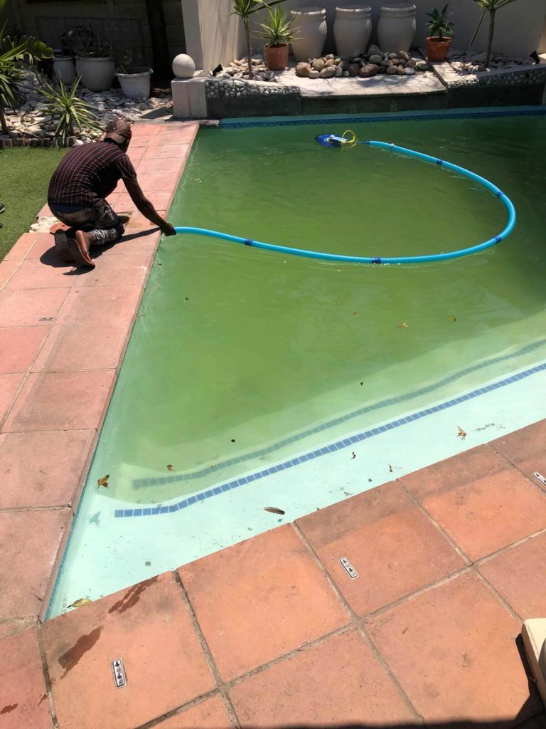 Professional pool cleaning service in Cape Town.