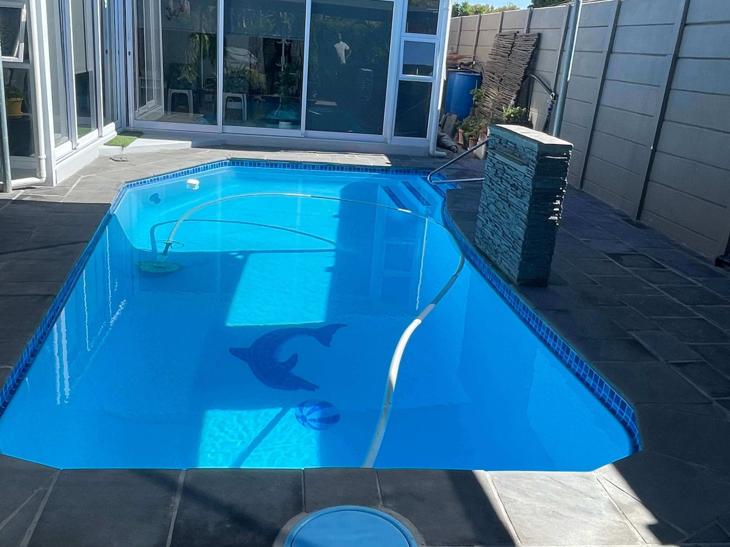 “Well-maintained swimming pool with blue water in Cape Town”