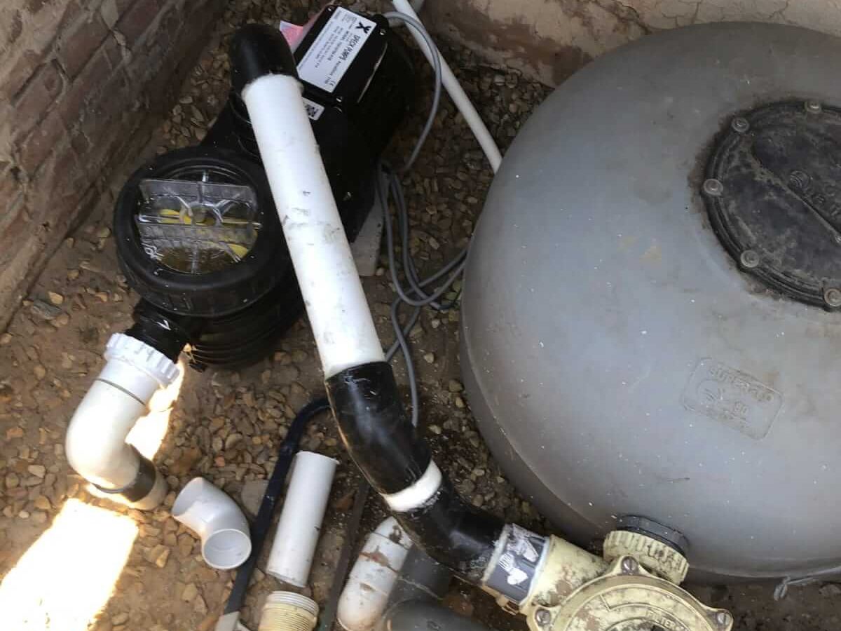 Pool pump and filter installation in Durbanville