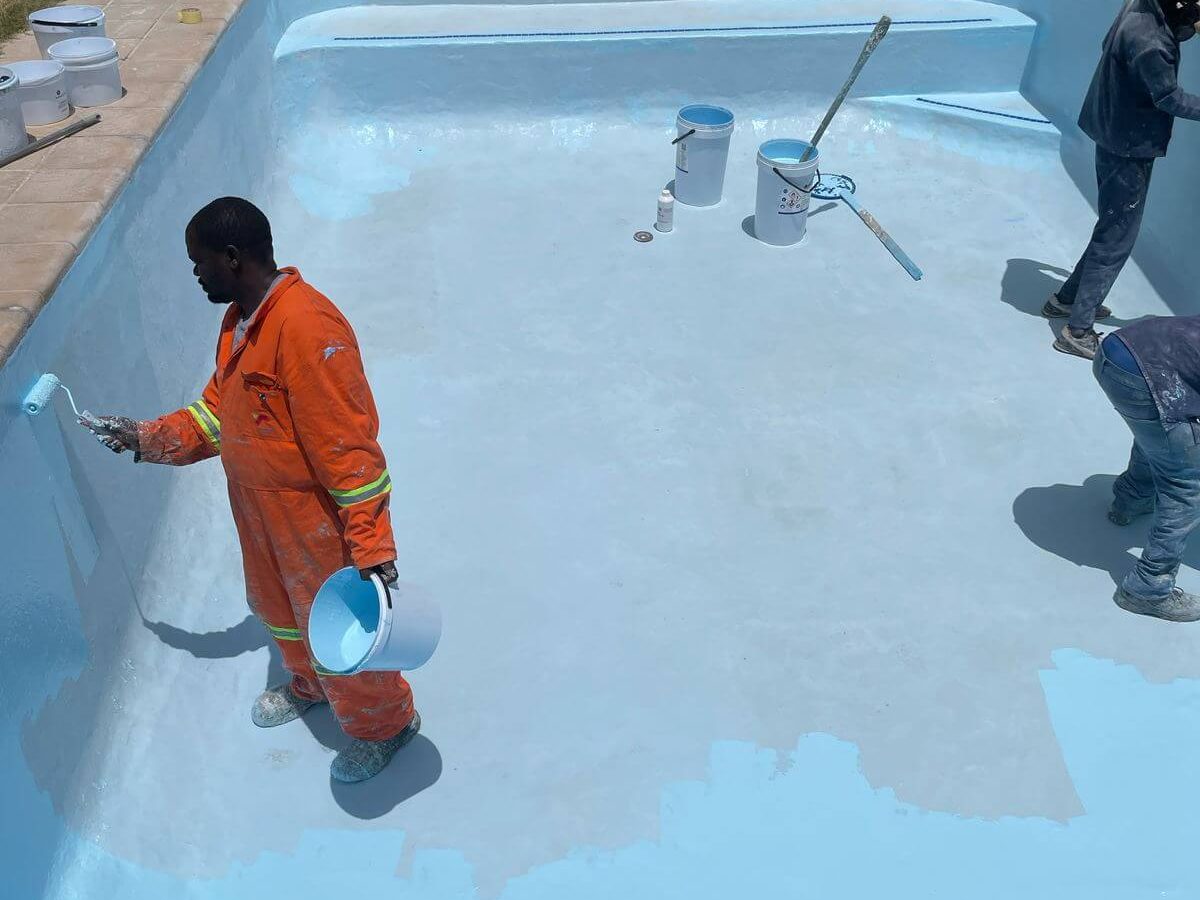 Refresh your home pool in Wellington with a vibrant pool blue color that enhances your outdoor space. Our professional pool painting service offers a smooth, long-lasting finish that not only improves the aesthetics but also helps protect your pool surface. The pool blue hue provides a refreshing, clean look, perfect for creating a relaxing atmosphere in your backyard. Trust our expert team in Wellington for high-quality pool painting services that make your pool stand out.