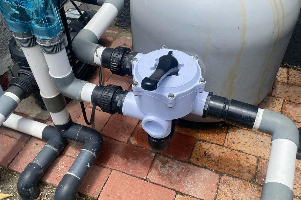 Eco-friendly saltwater pool system installation in Cape Town Saltwater chlorinator system installed in Cape Town swimming pool