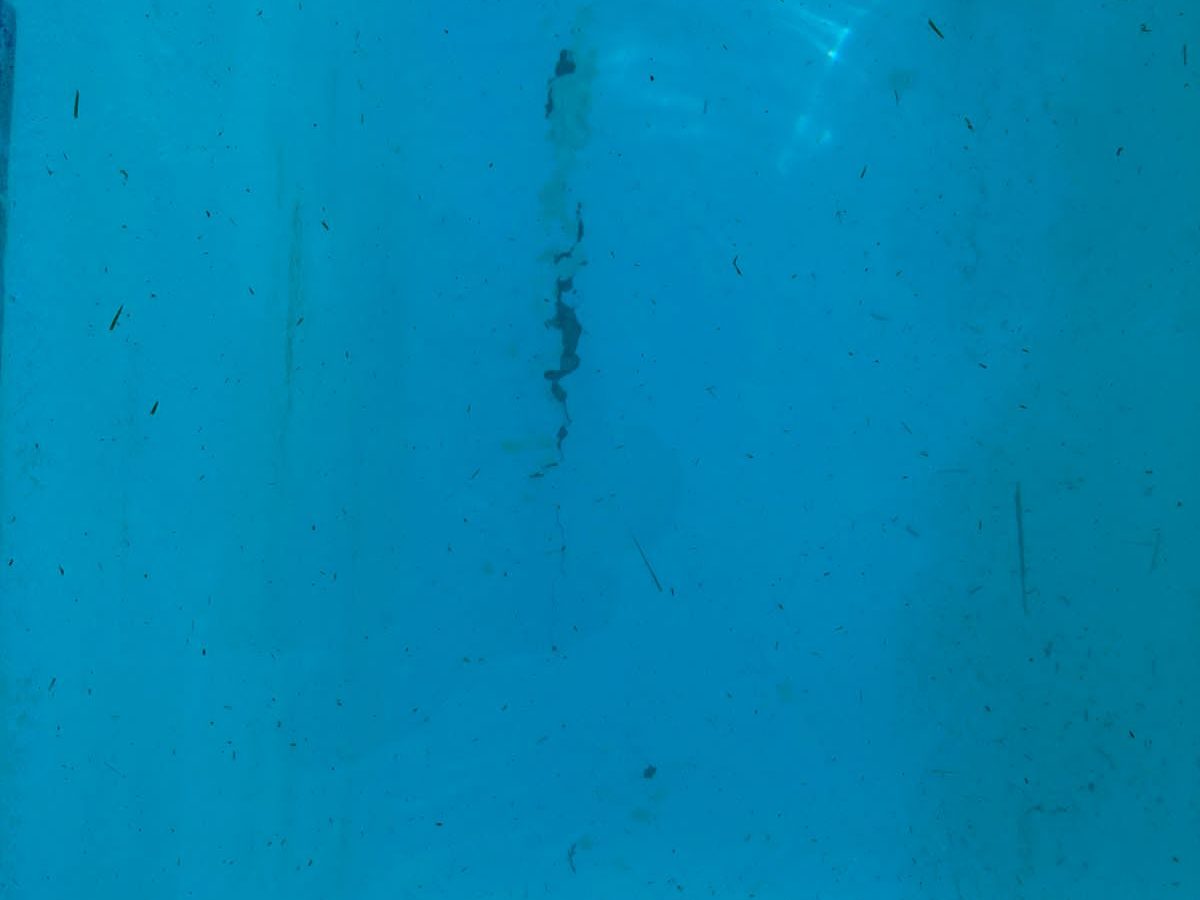 Hairline pool crack Cape Town