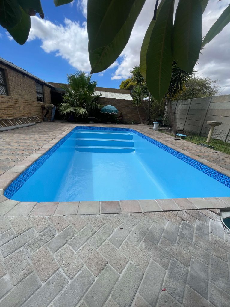 Luxury swimming pool renovation completed by Pools Reno