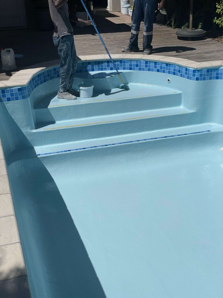 Pool Painting After Fibreglass Relining – Professional Pool Renovation Cape Town